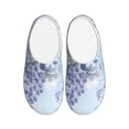thumbnail image 1 of Kdxio Bird Butterfly Stripe Women's Men's Slippers Plush Slip-On House Slipper for Winter Indoor Soft Cushion Non-slip Fluffy Slides Slippers-8, 1 of 7