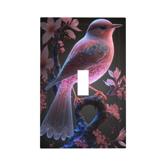 Kdxio Bird6 Decorator Light Switch or Receptacle Outlet Wall Plate Decorator Wall Plate Child Safe Outlet Cover-Style T