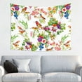 thumbnail image 1 of Kdxio Birds And Flowers Wall Hanging Tapestries Banner For Bedroom College Dorm Home Living Room Party Decor 29X37 In, 1 of 8