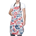 thumbnail image 1 of Kdxio Birds Flowers Apron with Pockets Adjustable Kitchen Aprons for Men Women Waterproof Aprons for Cooking,Drawing,Crafting, Baking Household Cleaning, 1 of 8