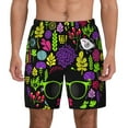 thumbnail image 1 of Kdxio Black Head African Woman Print Men'S Swim Trunks With Compression Liner 7 Inch Inseam Quick Dry Swim Shorts, 1 of 7