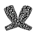 thumbnail image 1 of Kdxio Black Leopard Print UV Sun Protection Arm Sleeves - Tattoo Cover Up - Basketball Arm Sleeve UPF 50 Cooling for Men Women, 1 of 7