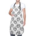 thumbnail image 1 of Kdxio Black Squirrel Apron with Pockets Adjustable Kitchen Aprons for Men Women Waterproof Aprons for Cooking,Drawing,Crafting, Baking Household Cleaning, 1 of 8