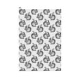 thumbnail image 1 of Kdxio Black Squirrel Pattern Golf Towel (24" X 16") with Carabiner Clip - The Convenient Golf Cleaning Towel, 1 of 8