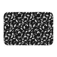 thumbnail image 1 of Kdxio Black White Leaves,16" x 24", Non-Slip Front Door Mats,Outdoor Welcome Mat Washable, 1 of 9