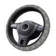 thumbnail image 1 of Kdxio Black White Stripes Print Elastic Stretch Steering Wheel Cover,Auto Steering Wheel Cover,15 Inch Anti-Slip,Warm in Winter and Cool in Summer,Fit Suvs,Vans Cars,Trucks, 1 of 7