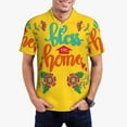 thumbnail image 1 of Kdxio Bless This Home Print Men's Short Sleeve Polo Shirt,Midweight Men's Shirt, 1 of 5