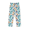 thumbnail image 1 of Kdxio Block Dinosaur Print Men's Sleep Pajama Pant Lounge Pants with Pockets, 1 of 8