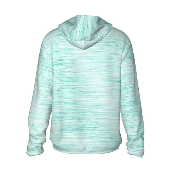 Kdxio Blue Bright Print Women Men Sun Protection UPF 50+ Jackets Zip Up Long Sleeve Hoodie Hiking Lightweight with Pockets
