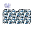 thumbnail image 1 of Kdxio Blue Excavator Print Front Windshield Sun Shade,Folding Auto Sunshade for Car Truck SUV-Small, 1 of 1