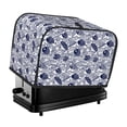 thumbnail image 1 of Kdxio Blue Fish1 Print Toaster Cover Bread Machine Cover Fits for Most Standard 2 Slice Toasters,Keep Toaster Free From Dust And Fingerprint Oven Dustproof Cover, 1 of 7