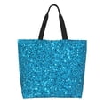 thumbnail image 1 of Kdxio Blue Glitter Casual Tote Bags Women Big Capacity Shoulder Bag for Women Travel Shoulder Bags Handbags, 1 of 8