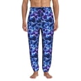thumbnail image 1 of Kdxio Blue Lightning1 Pattern Joggers,Sweatpants for Men with Pockets-Medium, 1 of 5