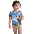 thumbnail image 1 of Kdxio Blue Sky Dog Pattern Unisex Baby Cotton Short Sleeve Bodysuits-18 Months, 1 of 5