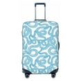thumbnail image 1 of Kdxio Blue Snake Pattern Luggage Cover for Travel,Elastic and Durable,Fits 18-32 Inch,-No luggage included, 1 of 8