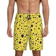 thumbnail image 1 of Kdxio Blue Spots Print Mens Sleep Shorts Bottoms Soft Comfy Pajama Wear Pants with Drawstring Pockets, 1 of 7