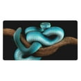 thumbnail image 1 of Kdxio Blue Viper Snake Print Large Gaming Mouse Pad,Non-Slip Base,Water Resist Keyboard Pad for Gamer,Office & Home,29.5 x 15.8 in, 1 of 6