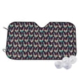 thumbnail image 1 of Kdxio Bohemian Chicken Print Windshield Sun Shade,UV Rays and Sun Heat Protection,Sunshade for Car Windshield,Car Shade Front Windshield - Medium, 1 of 6