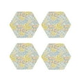 thumbnail image 1 of Kdxio Boho Funny Coasters,4 Pcs Leather Coasters,Housewarming Gifts,Protect Furniture from Water Marks Scratch and Damage, 1 of 8