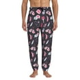 thumbnail image 1 of Kdxio Breast Cancer Awareness1 Pattern Joggers,Sweatpants for Men with Pockets-Medium, 1 of 5