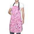 thumbnail image 1 of Kdxio Breast Cancer Awareness2 Apron with Pockets Adjustable Kitchen Aprons for Men Women Waterproof Aprons for Cooking,Drawing,Crafting, Baking Household Cleaning, 1 of 8
