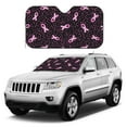 thumbnail image 1 of Kdxio Breast Cancer Awareness3 Print Windshield Sun Shade, Foldable Sun Blocker for Car,Truck,SUV Automotive Interior Sun Protection,Reflective Shade for Front Windshield(Medium), 1 of 6