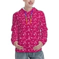thumbnail image 1 of Kdxio Breast Cancer Awareness6 Print Womens Oversized Hoodies Sweatshirts Hooded Pullover Tops Sweaters Casual-X-Large, 1 of 7