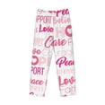 thumbnail image 1 of Kdxio Breast Cancer Pink Ribbons Awareness (2) Print Men's Sleep Pajama Pant Lounge Pants with Pockets, 1 of 8