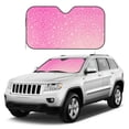 thumbnail image 1 of Kdxio Breast Cancer Pink Ribbons Awareness Print Windshield Sun Shade, Foldable Sun Blocker for Car,Truck,SUV Automotive Interior Sun Protection,Reflective Shade for Front Windshield(Medium), 1 of 7