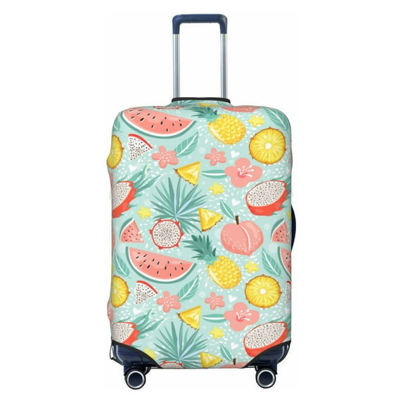 Kdxio Bright Peach Pattern Luggage Cover for Travel,Elastic and Durable,Fits 18-32 Inch,Anti-Scratch Suitcase Protector-No luggage included