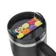 thumbnail image 1 of Kdxio Brightly Colored Cupcakes Name Plate Compatible Stanley Cups Name Tag Acrylic Nameplate Tumbler Lid Topper for Cup Accessories, 1 of 9