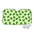 thumbnail image 1 of Kdxio Broccoli Vegetables Print Windshield Sun Shade,UV Rays and Sun Heat Protection,Sunshade for Car Windshield,Car Shade Front Windshield - Medium, 1 of 5