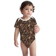 thumbnail image 1 of Kdxio Brown Camouflage Skull Pattern Unisex Baby Cotton Short Sleeve Bodysuits-6 Months, 1 of 5