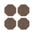 thumbnail image 1 of Kdxio Brown Leopard Funny Coasters,4 Pcs Leather Coasters,Housewarming Gifts,Protect Furniture from Water Marks Scratch and Damage, 1 of 8