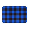 thumbnail image 1 of Kdxio Buffalo Plaid Blue Black,16" x 24", Non-Slip Front Door Mats,Outdoor Welcome Mat Washable, 1 of 9