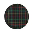 thumbnail image 1 of Kdxio Buffalo Plaid Dark Green for Tire Cover Wheel Protectors Tyre Covers Weatherproof Wheel Covers Universal Fit for Trailer Rv SUV Truck Camper Travel Trailers 15 inch, 1 of 8