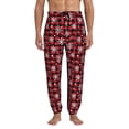 thumbnail image 1 of Kdxio Buffalo Plaid Snowflakes Pattern Joggers,Sweatpants for Men with Pockets-Small, 1 of 5