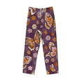 thumbnail image 1 of Kdxio Buffalo Plaid and Butterflys Print Men's Sleep Pajama Pant Lounge Pants with Pockets, 1 of 8