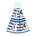 thumbnail image 1 of Kdxio Bulldog Friend Hand Towel with Loop Hanging Towel Absorbent Tie Towels for Kitchen Tea Bar Bathroom Decor, 1 of 7