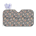 thumbnail image 1 of Kdxio Bulldog Print Front Windshield Sun Shade,Folding Auto Sunshade for Car Truck SUV-Medium, 1 of 5