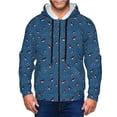thumbnail image 1 of Kdxio Bullfinches 1 Print Men Hoodies Casual Hoodies for Men with Zip Pockets Full Zip Long Sleeve Sweatshirt Sports Hooded Jacket-X-Large, 1 of 5