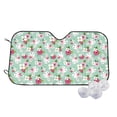 thumbnail image 1 of Kdxio Bunny And Rose Print Windshield Sun Shade,UV Rays and Sun Heat Protection,Sunshade for Car Windshield,Car Shade Front Windshield - Small, 1 of 6