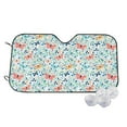 thumbnail image 1 of Kdxio Butterflies Print Windshield Sun Shade,UV Rays and Sun Heat Protection,Sunshade for Car Windshield,Car Shade Front Windshield - Medium, 1 of 6