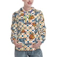 thumbnail image 1 of Kdxio Butterflies Wild Insect Print Womens Oversized Hoodies Sweatshirts Hooded Pullover Tops Sweaters Casual-Medium, 1 of 7