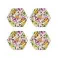 thumbnail image 1 of Kdxio Butterflies2 Funny Coasters,4 Pcs Leather Coasters,Housewarming Gifts,Protect Furniture From Water Marks Scratch And Damage, 1 of 1