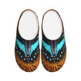 thumbnail image 1 of Kdxio Butterfly Alighted On Sunflowers Women's Men's Slippers Plush Slip-On House Slipper for Winter Indoor Soft Cushion Non-slip Fluffy Slides Slippers-37/38, 1 of 7