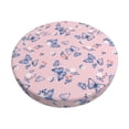 thumbnail image 1 of Kdxio Butterfly Print Stool Covers Round,Stretch Round Bar Stool Covers Washable Bar Stool Cushion Slipcover for 12-15 Inch Chair, 1 of 7