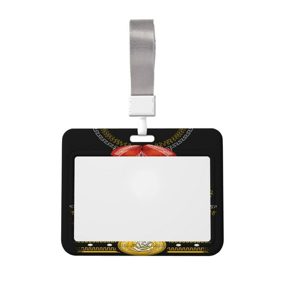 Kdxio CHARRO SUIT Card Badge Holder Work Badge Sleeve for Office, School, Factory, ID Credit Cards, Driver Licenses and Passes
