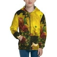 thumbnail image 1 of Kdxio Cactus Flowers Pattern Kids Boys Girls Zip Up Hoodie 3D Printed Hooded Sweatshirt Hoody Coat with Pocket 7-12 Y-Small, 1 of 6