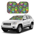 thumbnail image 1 of Kdxio Cactus In Pots Print Windshield Sun Shade, Foldable Sun Blocker for Car,Truck,SUV Automotive Interior Sun Protection,Reflective Shade for Front Windshield(Small), 1 of 6